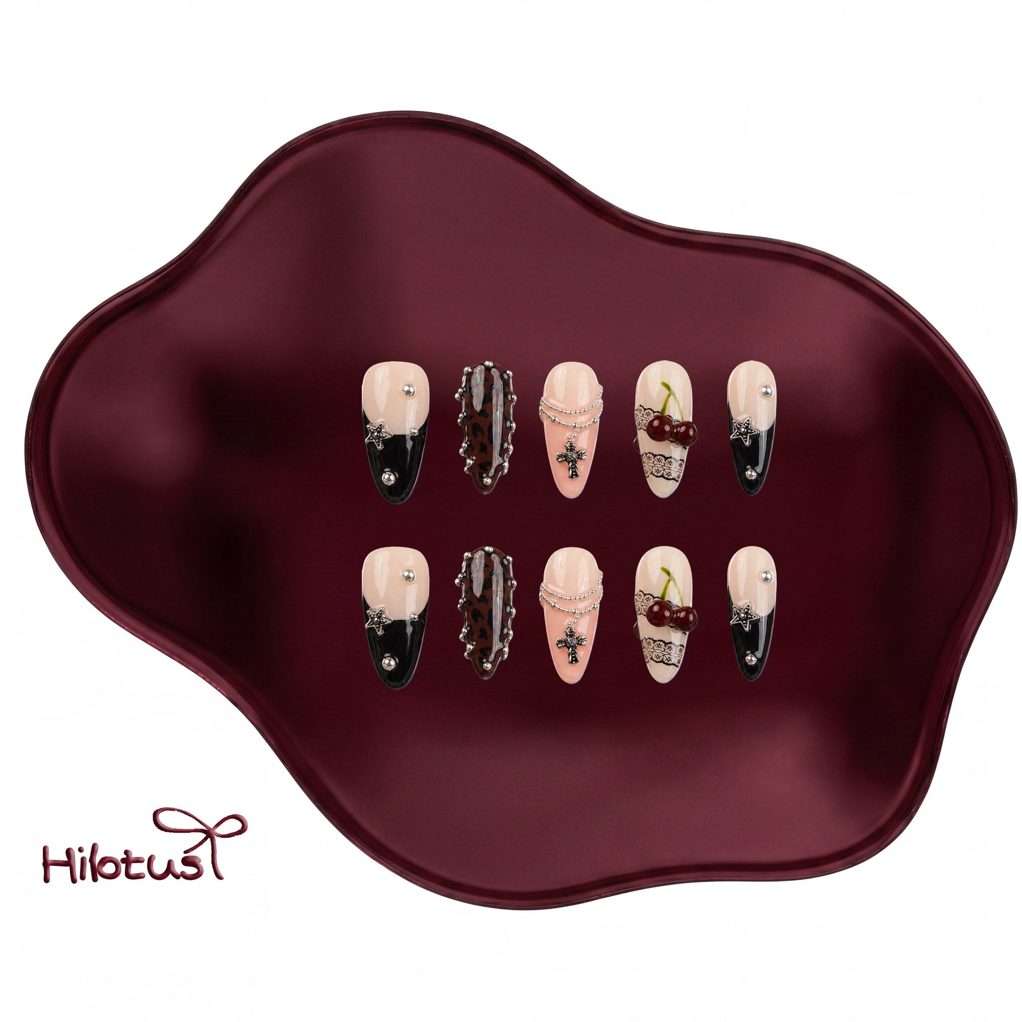 HMAL0002 press-on nails