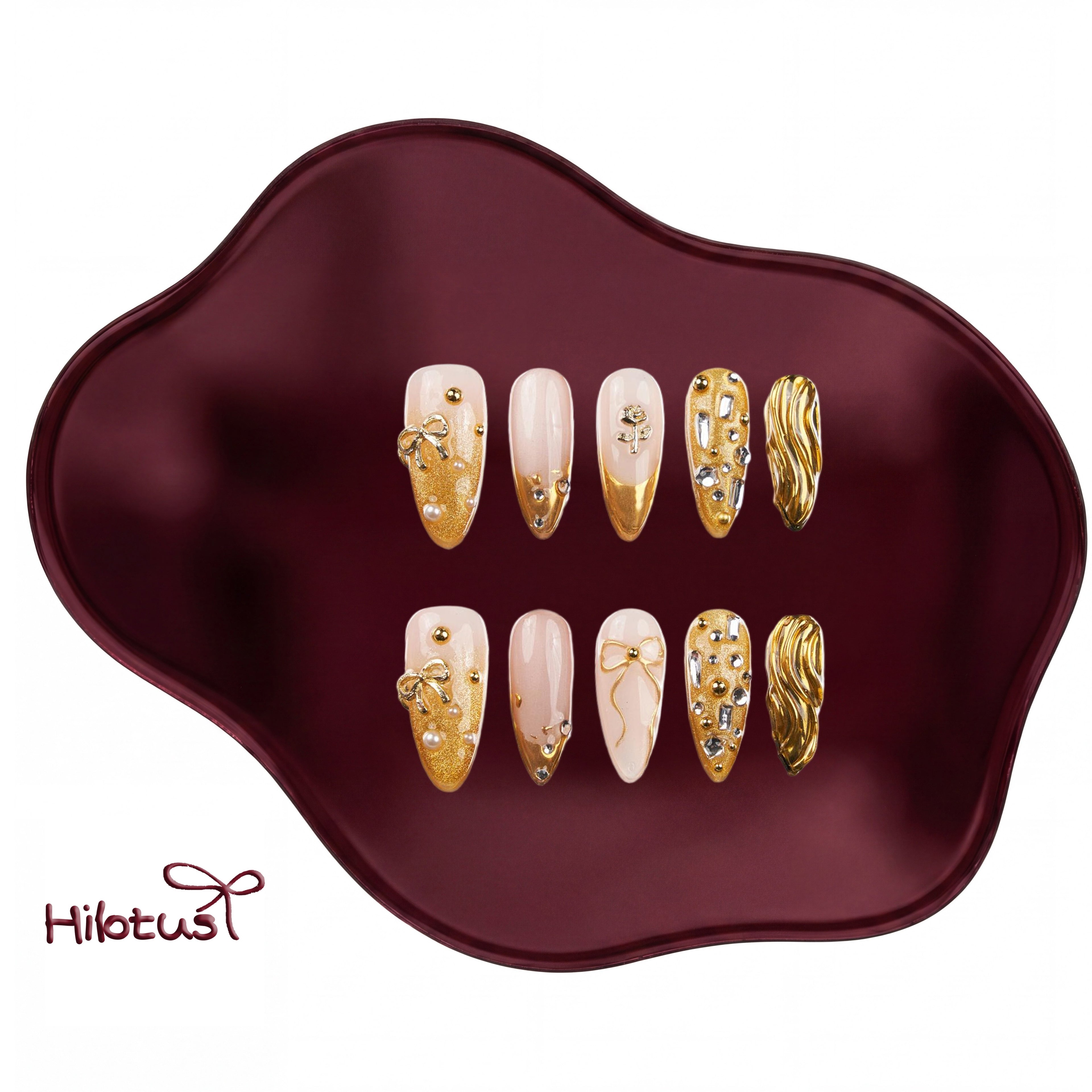 HMAL0003 press-on nails