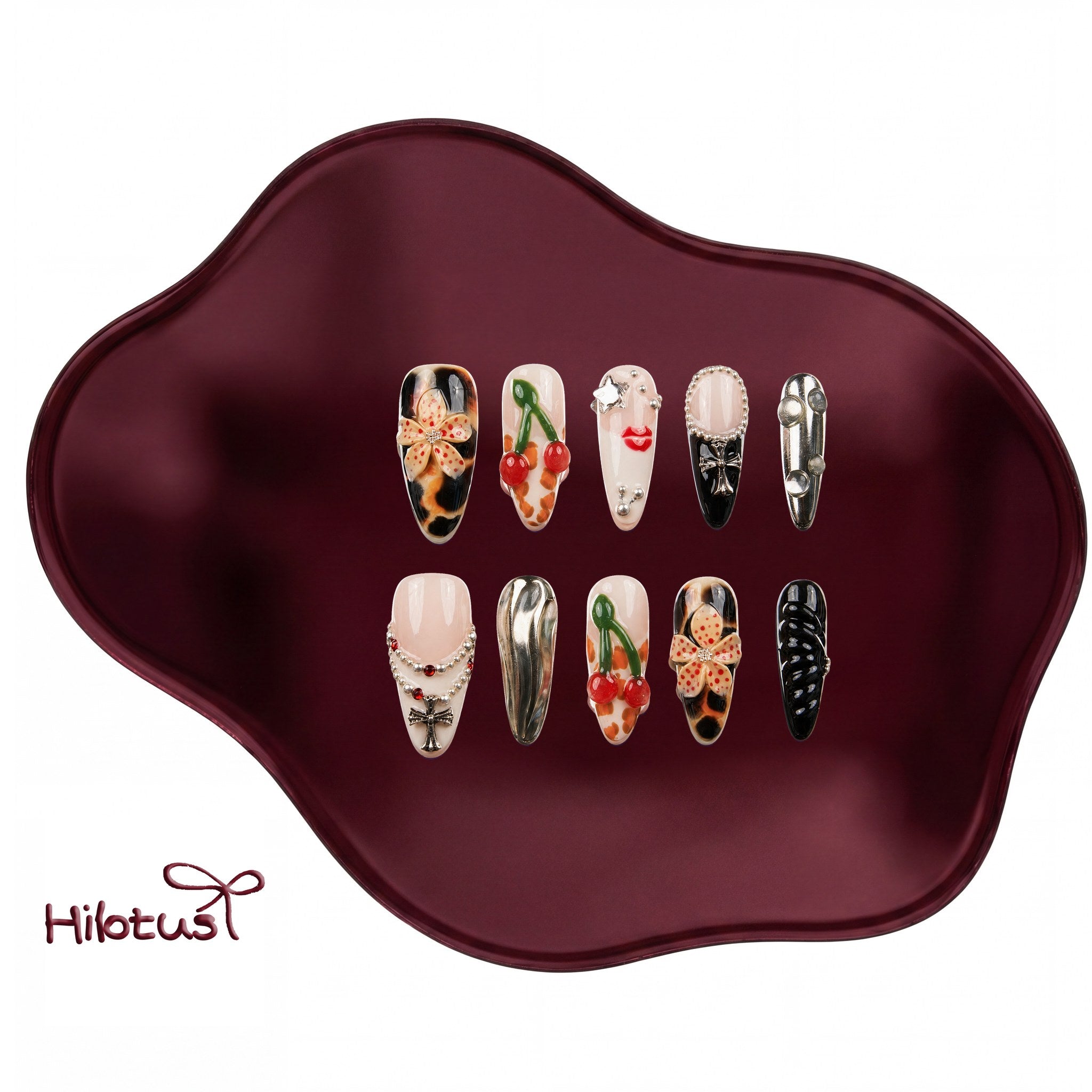 HMAL0005 press-on nails