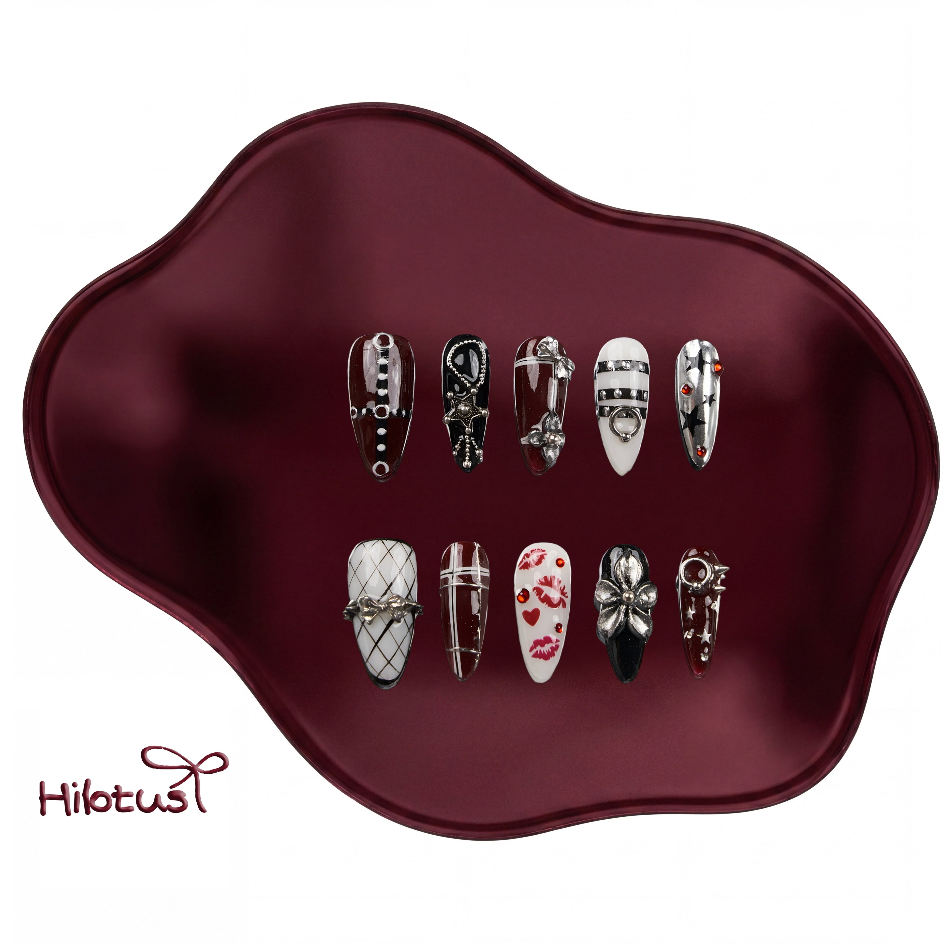 HMAL0008 press-on nails