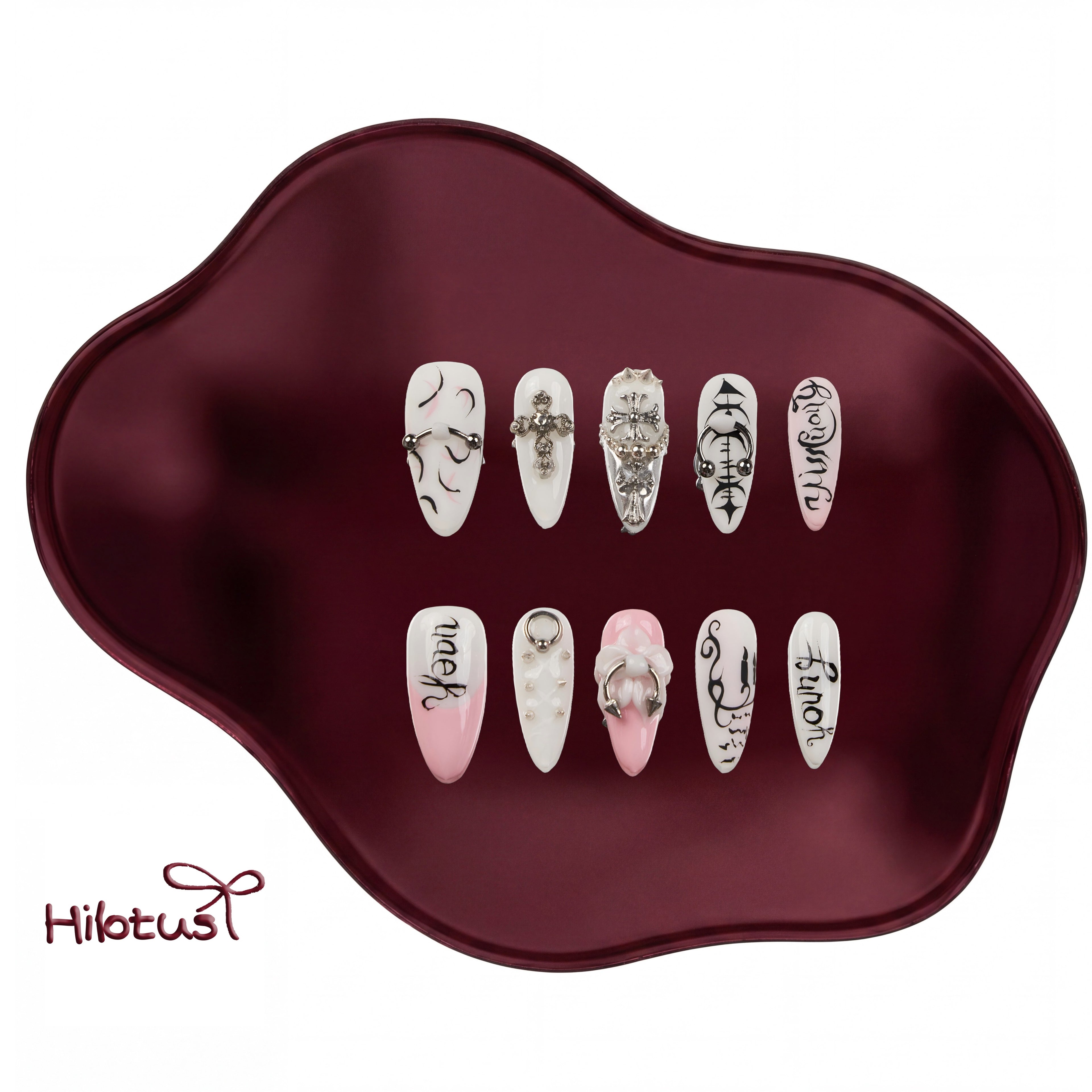 HMAL0010 press-on nails