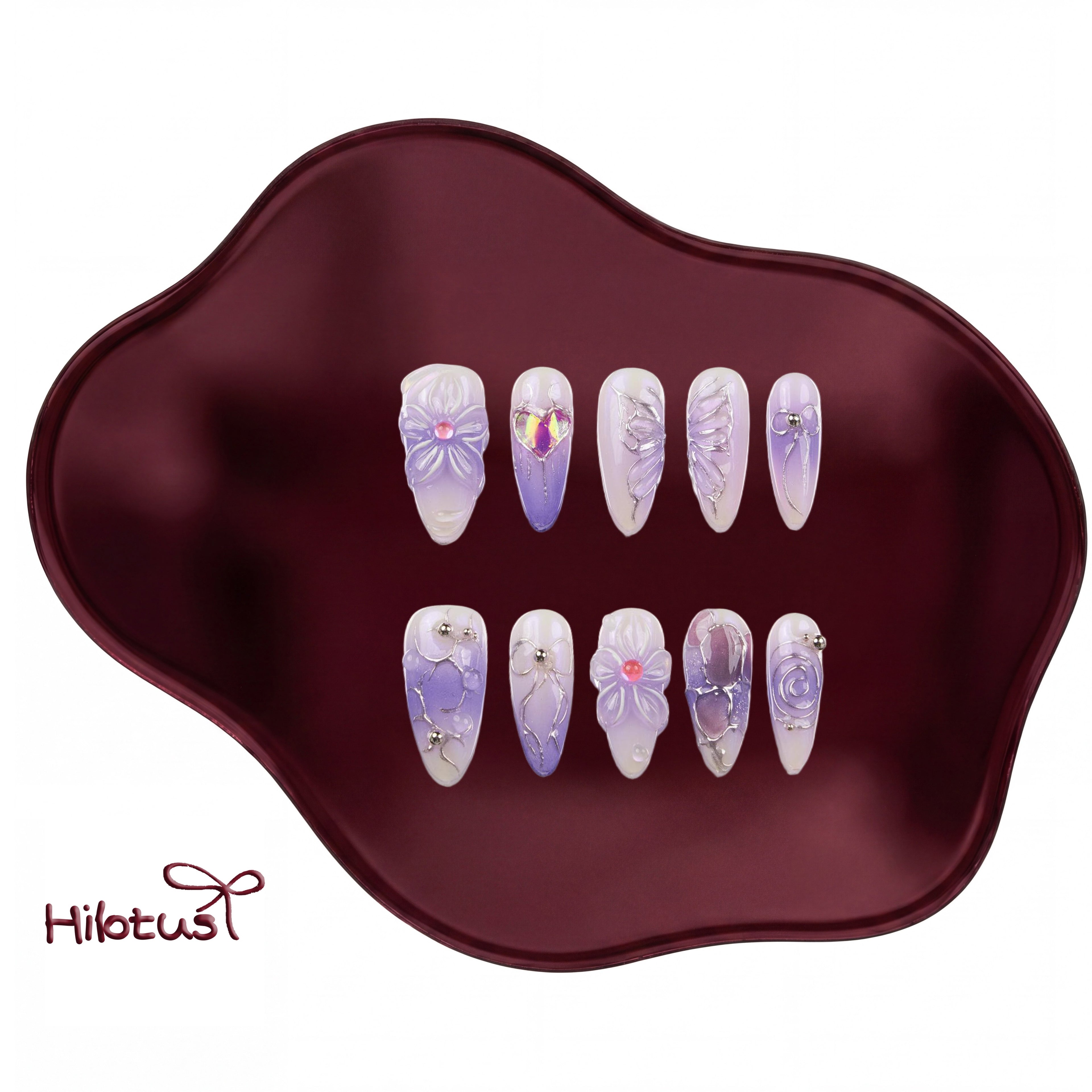 HMAL0013 press-on nails